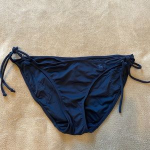 Abercrombie & Fitch Navy Blue Bikini Bottom. Size L